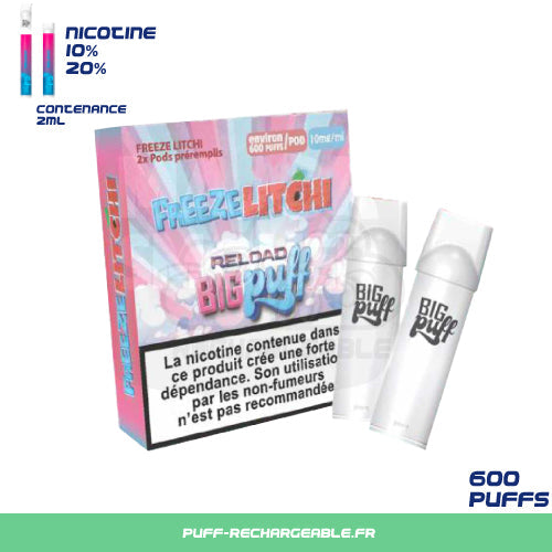 Big Puff Reload | Pod Recharge Menthe Verte