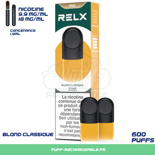 Relx Vape Recharge | Pods Pro Menthol Plus