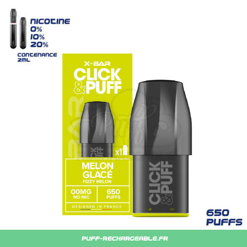 Pods Puff X-Bar Click & Puff | Saveur Dragon Litchi