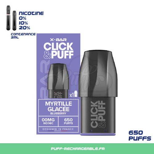 Pods Puff X-Bar Click & Puff | Saveur Dragon Litchi