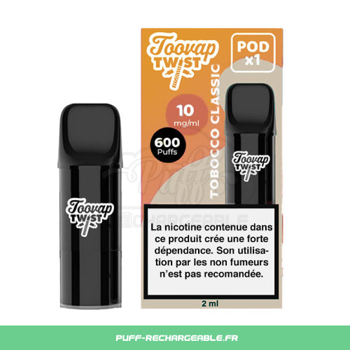 Toovap Twist | Pod Recharge Toovap | Pêche Glacée