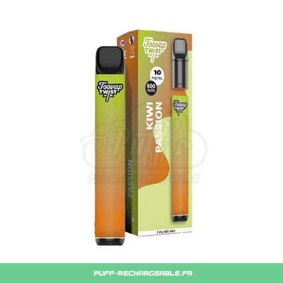 Toovap Twist | Kit Puff Rechargeable Toovap | Passion Kiwi Goyave