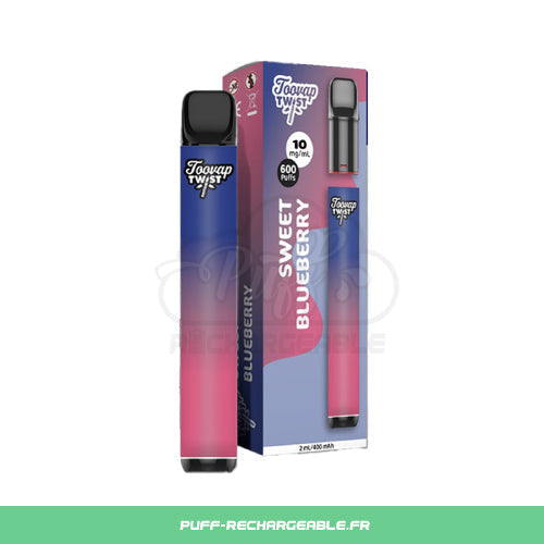 Toovap Twist | Kit Puff Rechargeable Toovap | Pêche Glacée