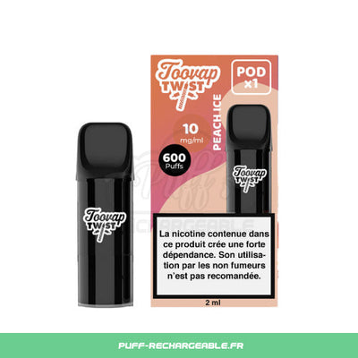 Toovap Twist | Pod Recharge Toovap | Pêche Glacée