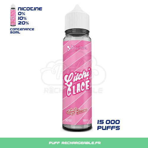 Wpuff 50 ml Ice Cream Fraise | E-Liquide Liquideo