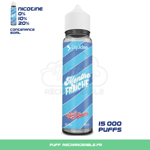 Wpuff 50 ml Ice Cream Fraise | E-Liquide Liquideo