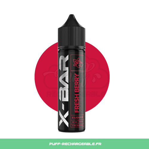 X-Bar E-Liquide 50 ml | Saveur Myrtille Givrées