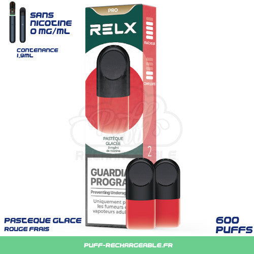 relx sans nicotine rouge frais, relx rouge frais pastequesans nicotine, relx pod 0%, relx pod 0mg nicotine pasteque